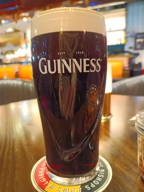 A glass of Guinness 